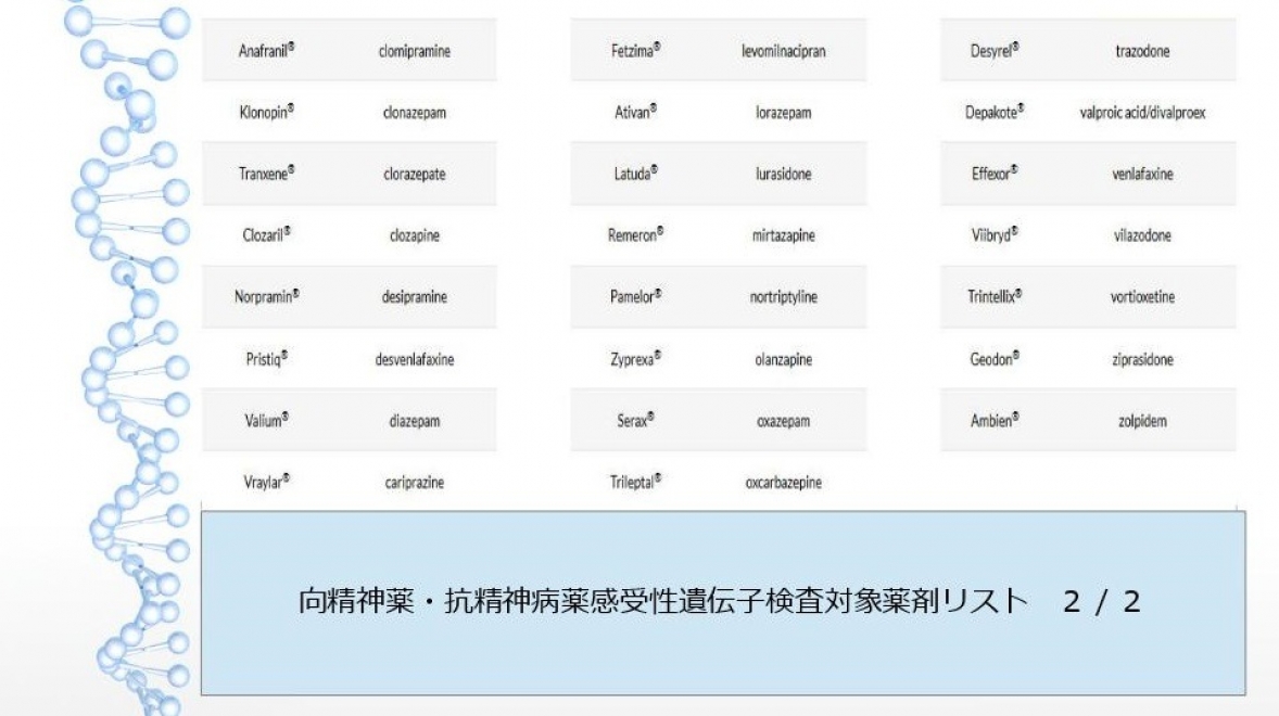 gallery/抗精神病薬向精神薬抗うつ薬抗不安薬感受性遺伝子検査2-2